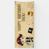 Pirate Party Birthday Banner (Vertikal)