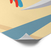 Pirate Party Birthday Banner Poster (Ecke)