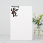 Pirate Party Briefpapier (Stehend Vorderseite)