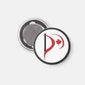 Pirate Party Canada Magnet (Vorderseite/Rückseite)