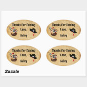 Pirate Party Danke, Aufkleber (Blatt)