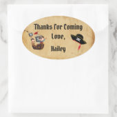 Pirate Party Danke, Aufkleber (Tasche)