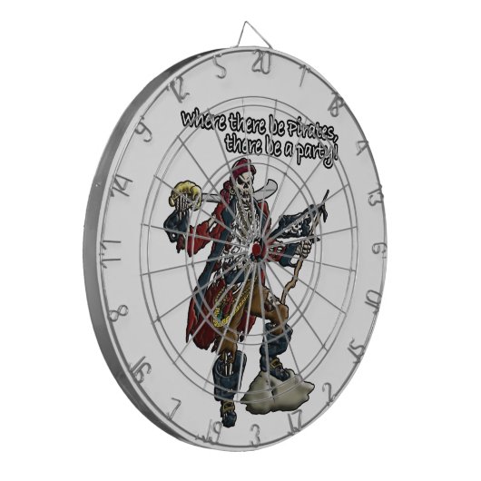 Pirate Party Dartscheibe (Vorderseite Links)
