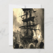 Pirate Party Einladung (Rückseite)