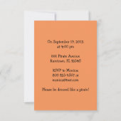 Pirate-Party Einladung (Rückseite)