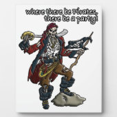 Pirate Party Fotoplatte (Vorderseite)
