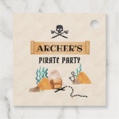 Pirate-Party Geschenkanhänger (Rückseite)