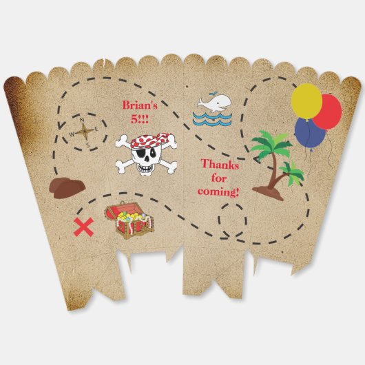 Pirate Party Geschenkschachtel (Ungeklappt)