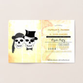 Pirate Party Gold Foil Passport Folienkarte (Innenseite)