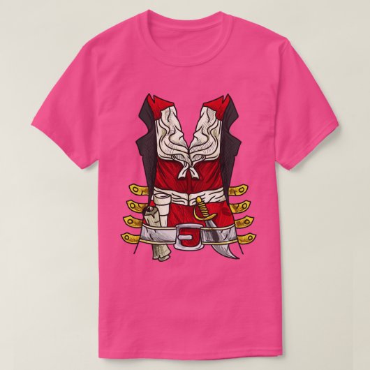 Pirate Party Kostume Kapitän Booten Halloween T-Shirt (Design vorne)