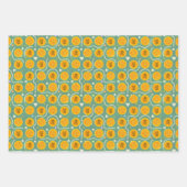 Pirate Party mit Bären, Streifen und Schatz Geschenkpapier Set (Vorderseite 3)