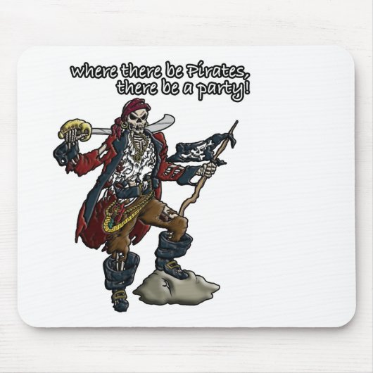 Pirate Party! Mousepad (Vorne)