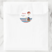 Pirate Party Runder Aufkleber (Tasche)