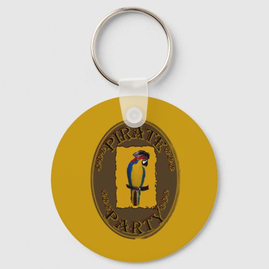 PIRATE-PARTY SCHLÜSSELANHÄNGER (Vorderseite)