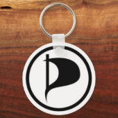 Pirate Party Schlüsselanhänger (Vorderseite)