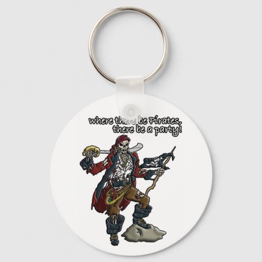 Pirate Party Schlüsselanhänger (Vorderseite)