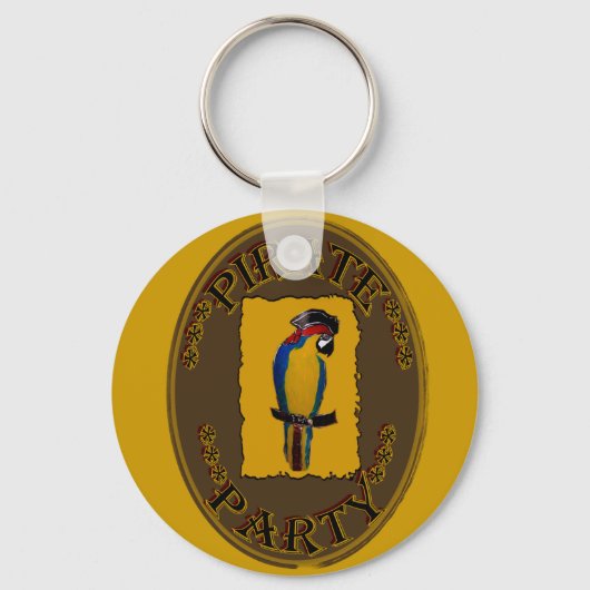 PIRATE-PARTY SCHLÜSSELANHÄNGER (Vorderseite)