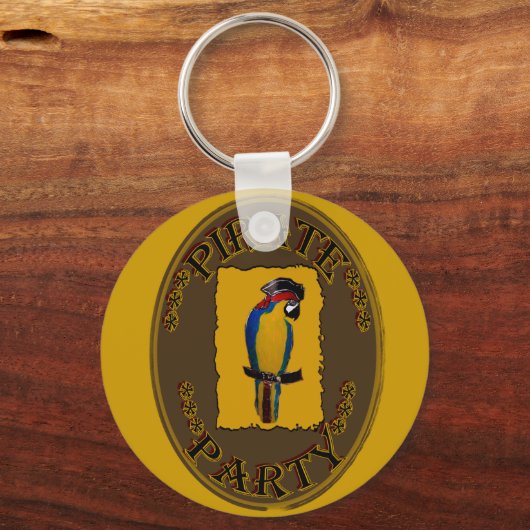PIRATE-PARTY SCHLÜSSELANHÄNGER (Vorderseite)