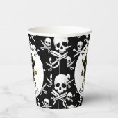 Pirate Party Skull.Cross Bones Pappbecher (Rechts)