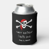 Pirate Party Skull und Crossbones kann Cooler trin Dosenkühler (Kanne Vorderseite)