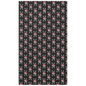 Pirate Party Skull und Crossbones Tableclout Tischdecke (Vorderseite)