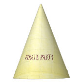 Pirate Party Treasure Karte Partyhütchen (Vorderseite)