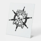 Pirate Pedestal Sign Sockelschild (Vorderseite)