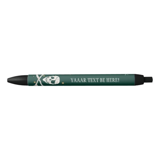 Pirate Pen Skull Crossbones Kugelschreiber (Vorderseite)