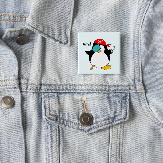 Pirate Penguin Argh! Button (Beispiel)