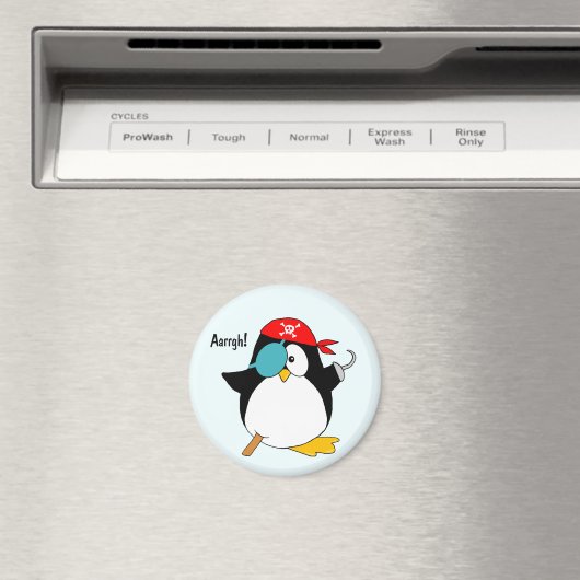 Pirate Penguin Magnet (In Situ (Geschirrspüler))