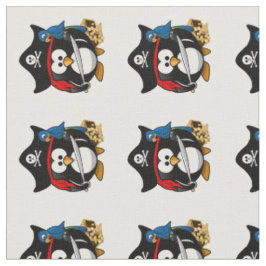 Pirate Penguin mit Parrot Stoff