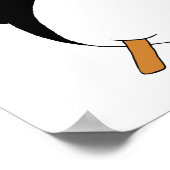 Pirate Penguin Poster (Ecke)