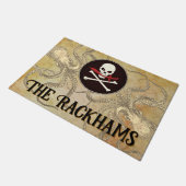 Pirate Personalized  Fußmatte (Schrägansicht)