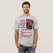 PIRATE PETE'S SECRET RUM RECIPE T-Shirt (Vorne ganz)