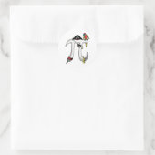 Pirate Pi Day Gear Runder Aufkleber (Tasche)