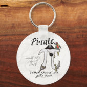 Pirate Pi Day Gear Schlüsselanhänger (Vorderseite)