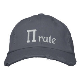 Pirate, PI - Rate Bestickte Kappe