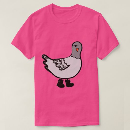 Pirate Pigeon T-Shirt (Design vorne)