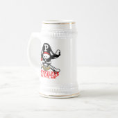 Pirate Pinkel Stein Bierglas (Vorderseite Links)
