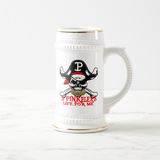 Pirate Pinkel Stein Bierglas (Rechts)