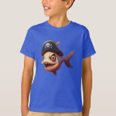 Pirate Piranha T-Shirt (Vorderseite)