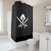 Pirate Piratenflagge Duschvorhang (Beispiel)