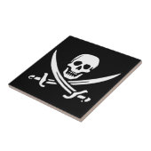 Pirate Piratenflagge Skull Fliese (Seite)