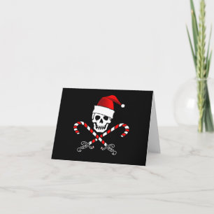 Pirate Piratenflagge Weihnachtskarte Feiertagskarte