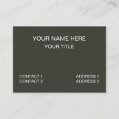 Pirate Pirates Ship Adventure Pirate Visitenkarte (Rückseite)