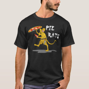 Pirate Pizza Pie Rat T-Shirt