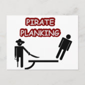 Pirate Planking Postkarte (Vorderseite)