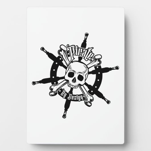 Pirate Plaque Fotoplatte (Vorderseite)
