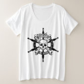 Pirate Plus Size Tshirt (Design vorne)