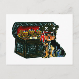 Pirate Poo Postkarte